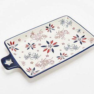 Patriotic 14" Cutting Board Shaped Platter